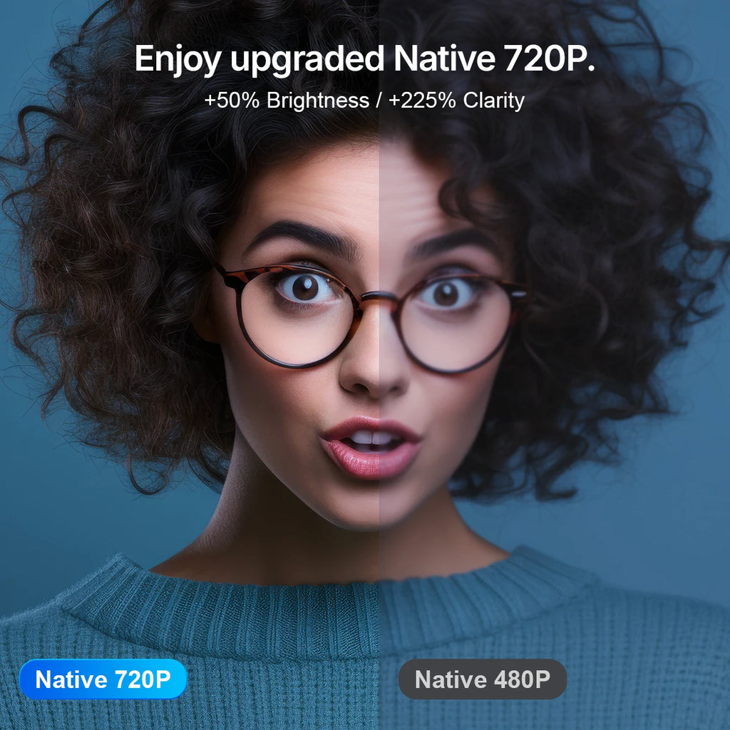 HY300 Mini Smart Projector | 1080P, WIFI 6, Portable Home Cinema